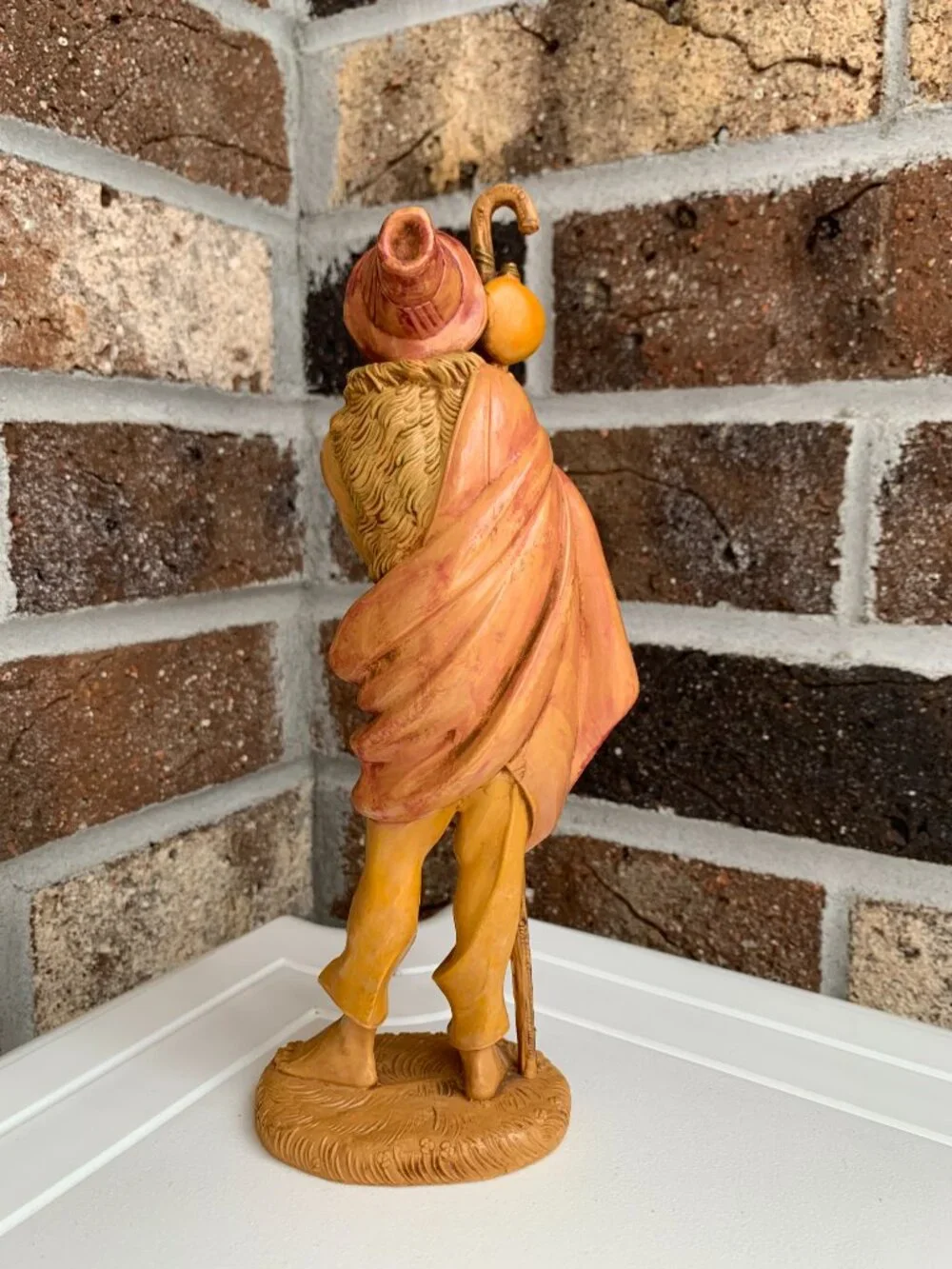 VTG Fontanini Depose Shepherd W/Staff No. 52855 Italy Hand Painted